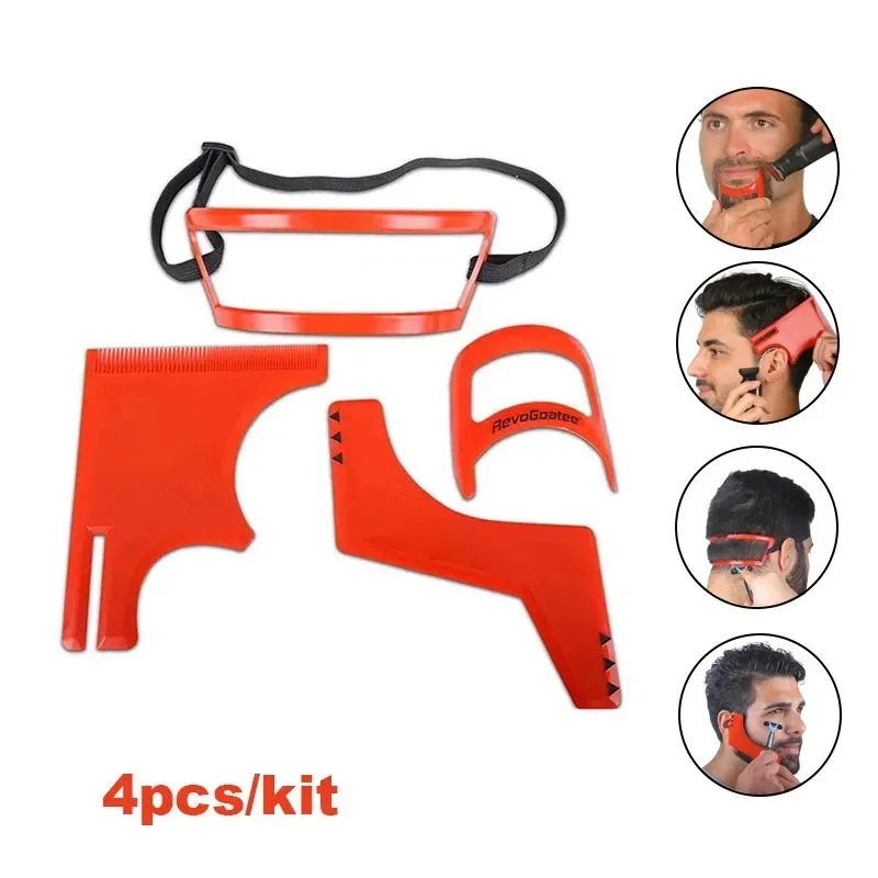 Mens Grooming Tools - 2/4 pezzi pettini per barba da