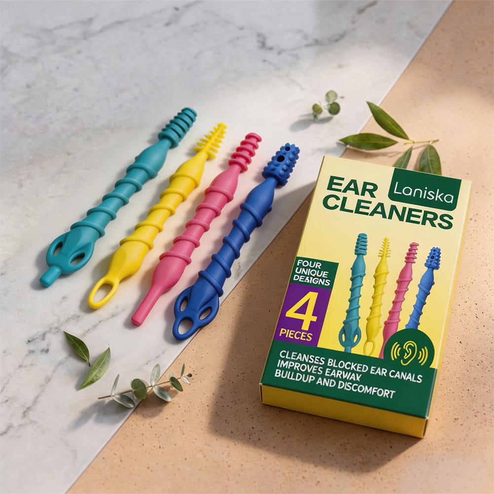 Ear Wax Remover - Set di 4 Strumenti Morbidi in