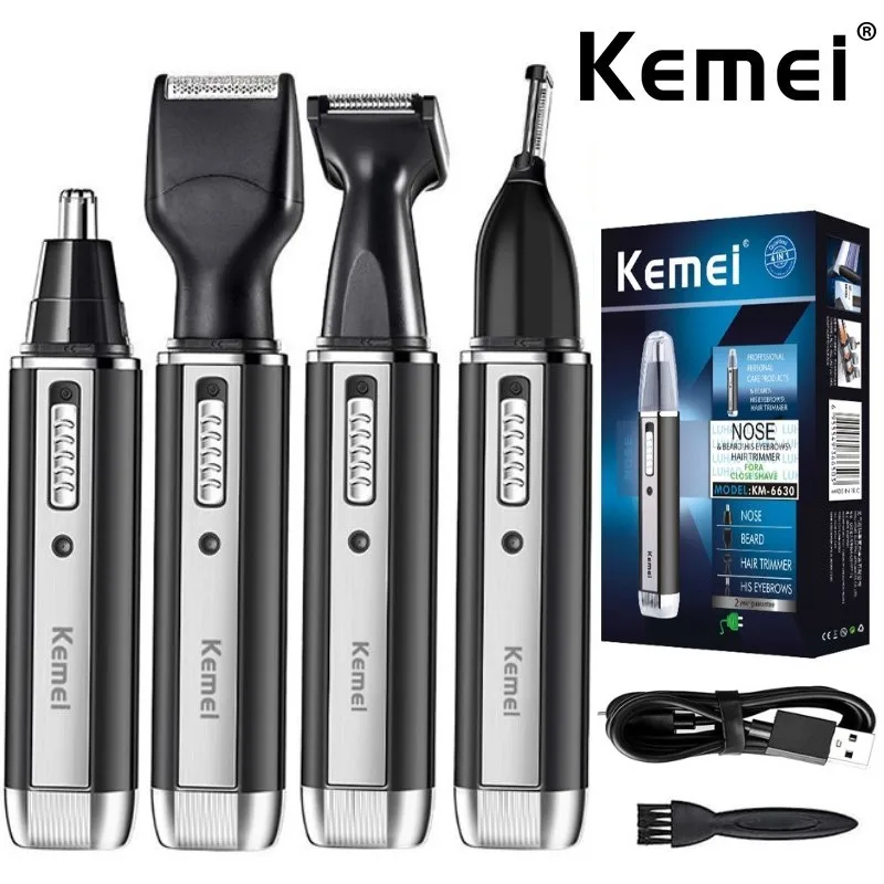 Men'S Grooming Nose And Ear - Kemei 4 in 1 trimmer per