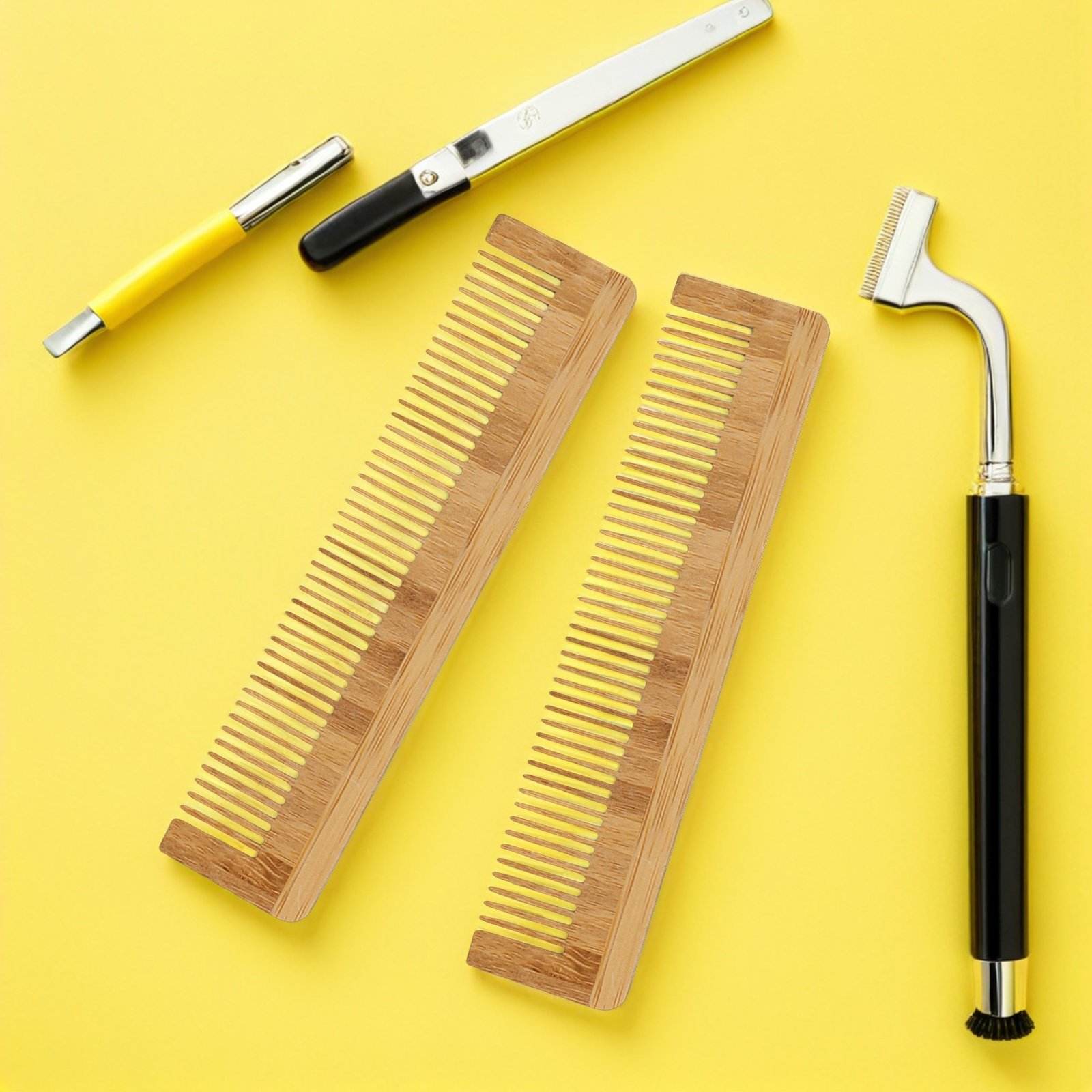Grooming Men'S Hair - Set di 12 Pettini in Legno