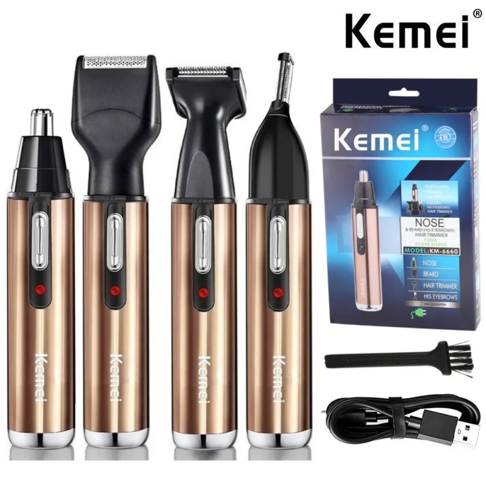 Men'S Grooming Boxes - Kemei All In One Ricaricabile Naso