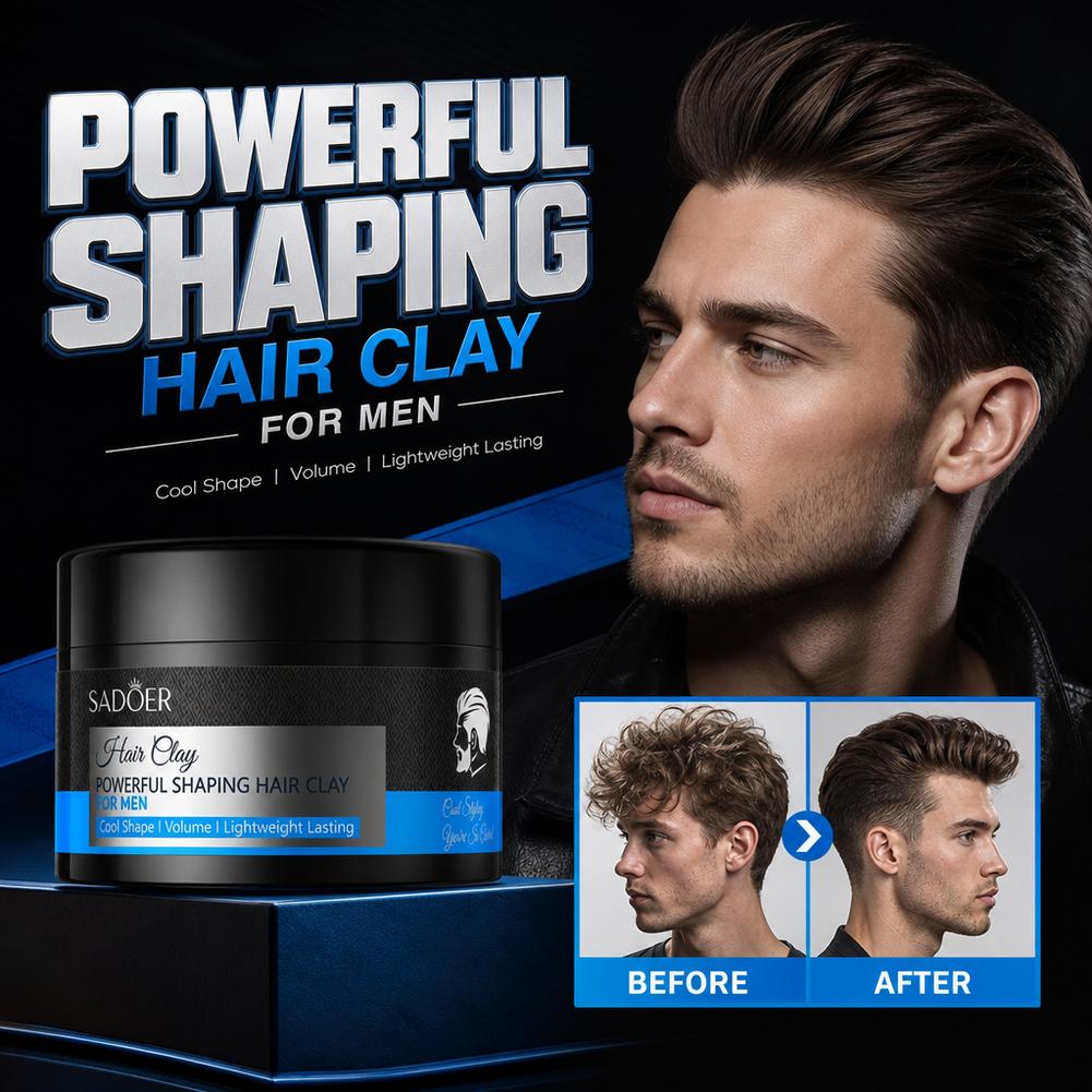 Grooming Men'S Hair - Argilla opaca per lo styling dei
