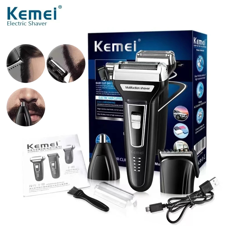 Men'S Grooming Boxes - Kemei Multifunzionale Impermeabile 3 In 1