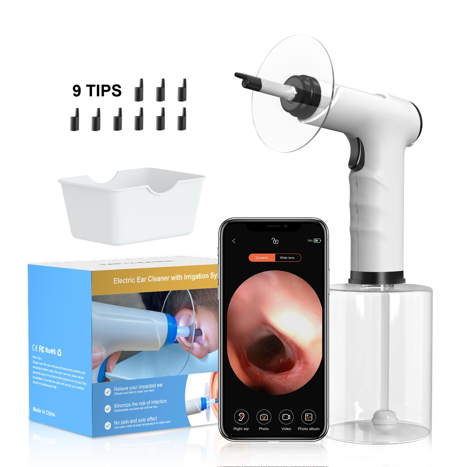 Ear Wax Remover - Dispositivo Portatile per la Pulizia delle