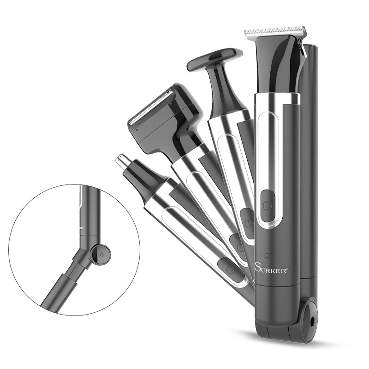 Men'S Grooming Nose And Ear - Surker Rasoio 4 in 1 per