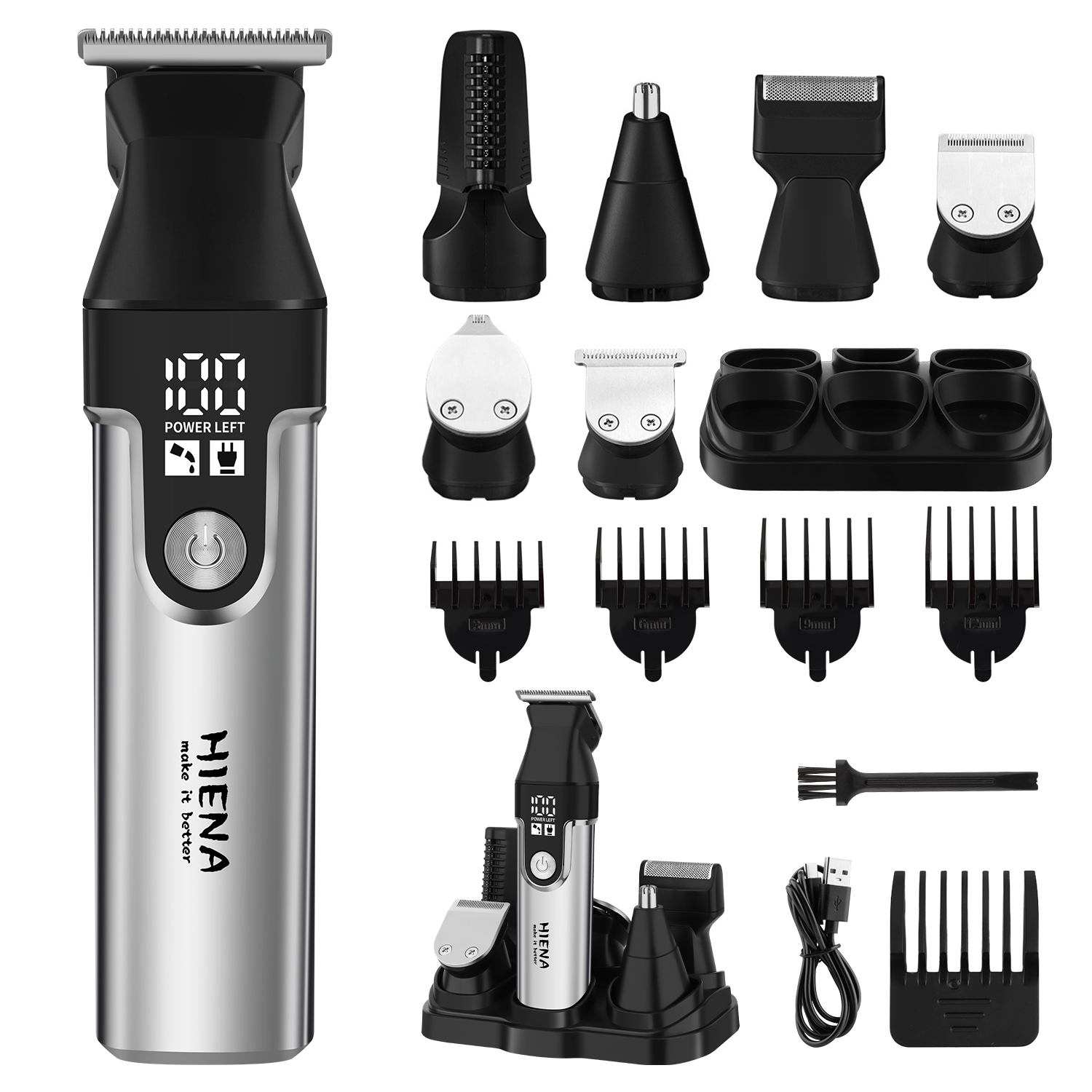 Men'S Grooming Nose And Ear - Set tagliacapelli professionale multifunzione HIENA, tagliacapelli