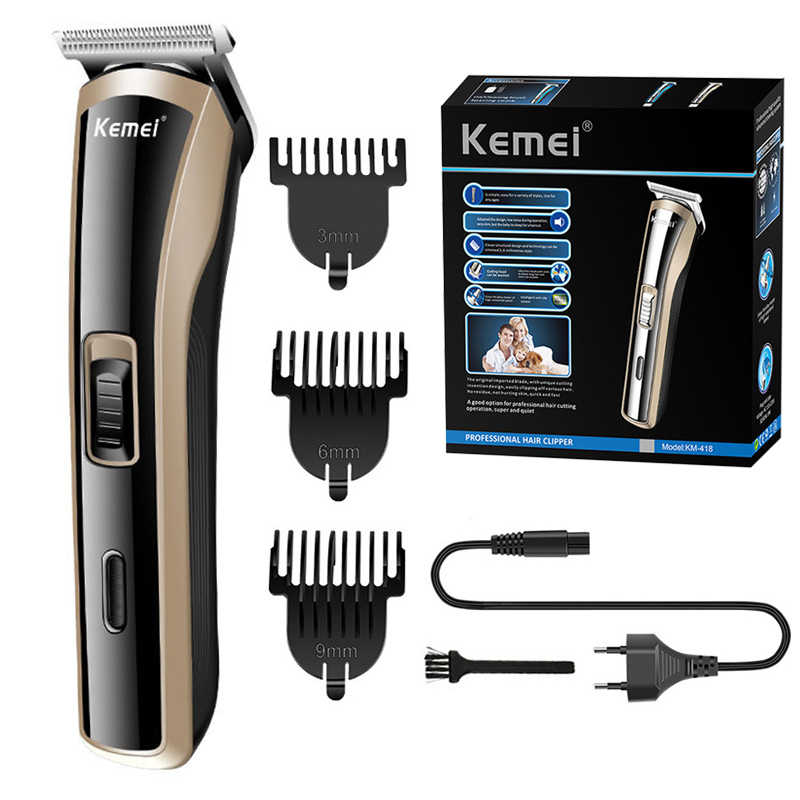 Mens Grooming Tools - Kemei 418 tagliacapelli elettrico professionale ricaricabile