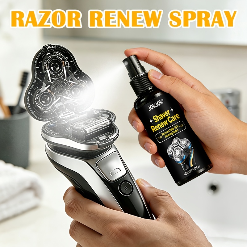 Men'S Grooming Shaver - Spray detergente e lubrificante Renew Care