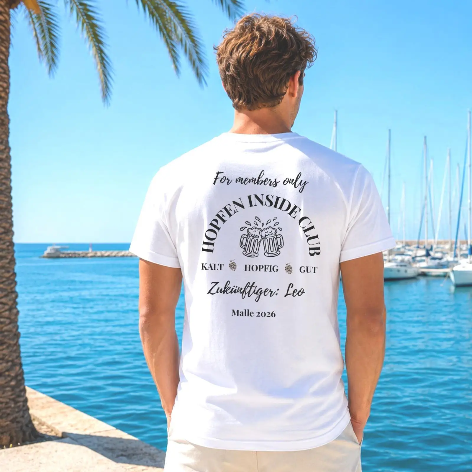 T-shirt personalizzata Hopfen  - Men'S Grooming Club recensione e prezzo