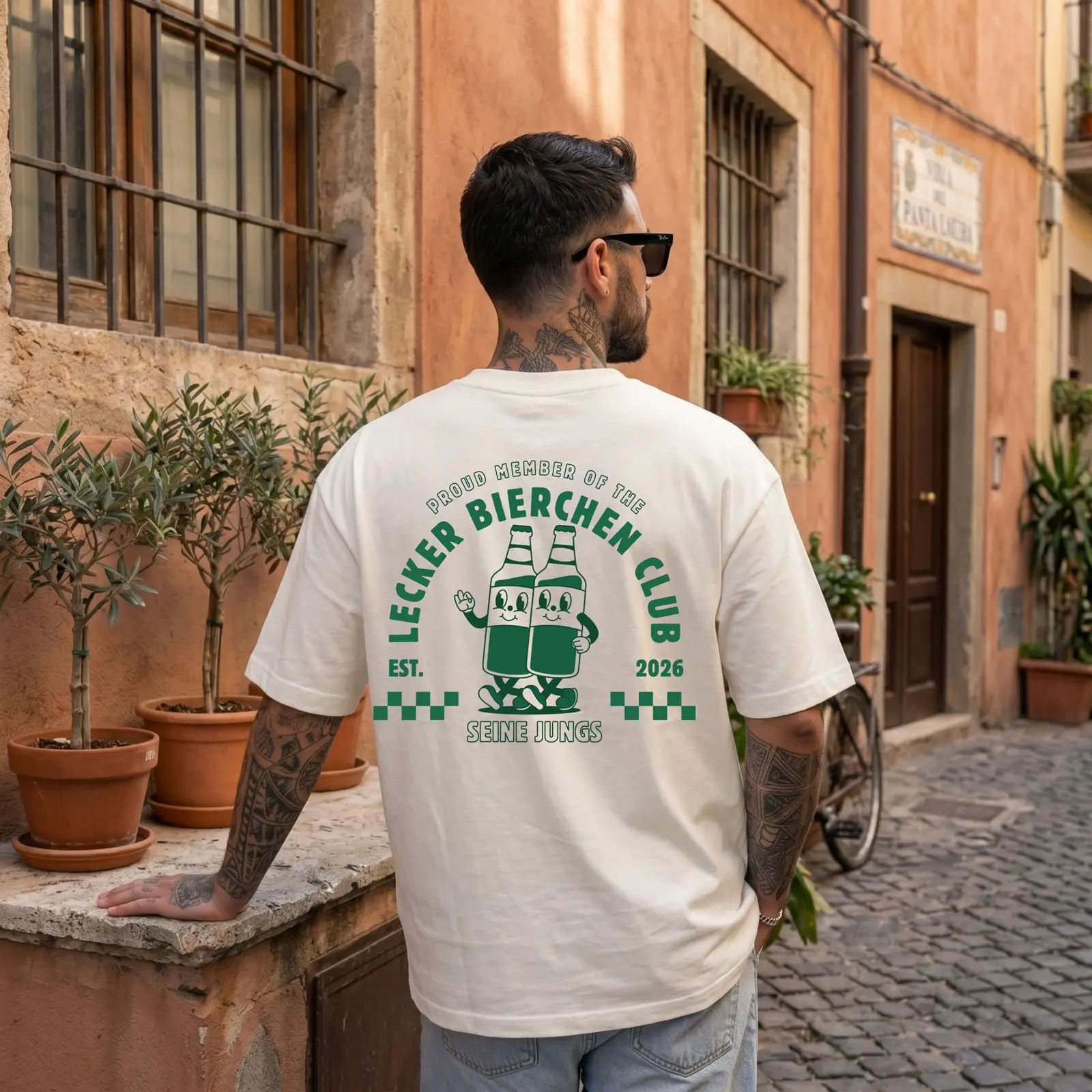 T-shirt da uomo Tasty Beer Clu - Men'S Grooming Club recensione e prezzo