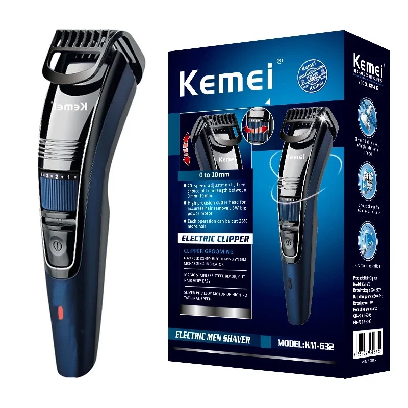 Kemei 632 0.5-10mm Regolabile  - Men'S Face Grooming recensione e prezzo