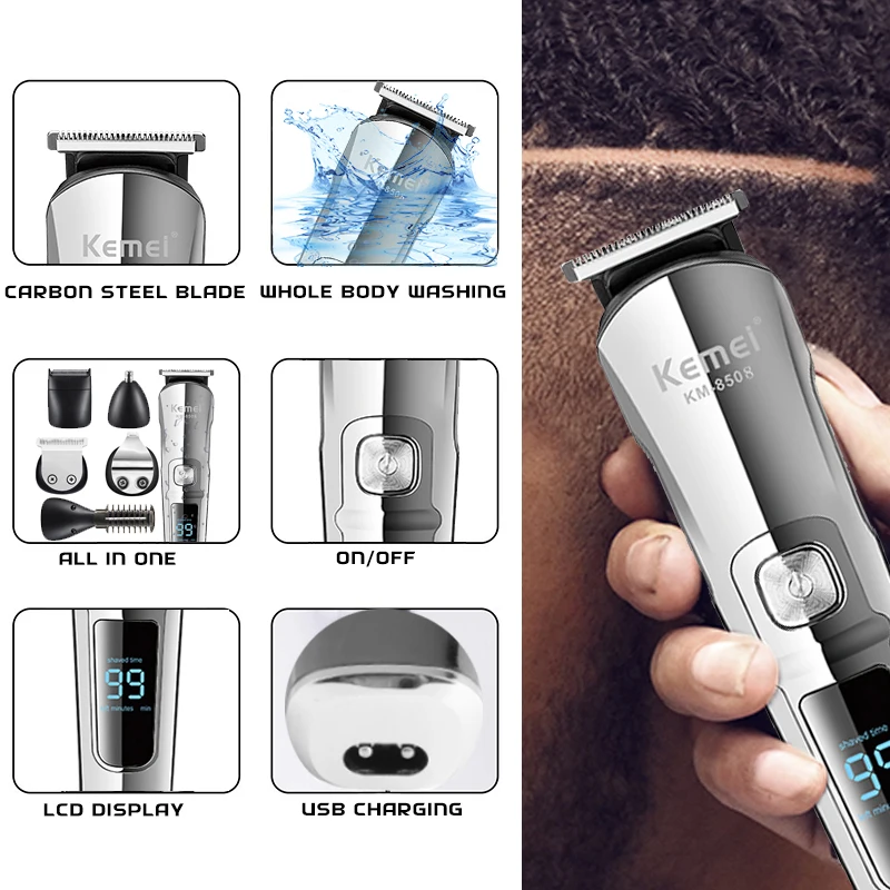 Kemei Tagliacapelli Multifunzi - Men'S Grooming Boxes recensione e prezzo